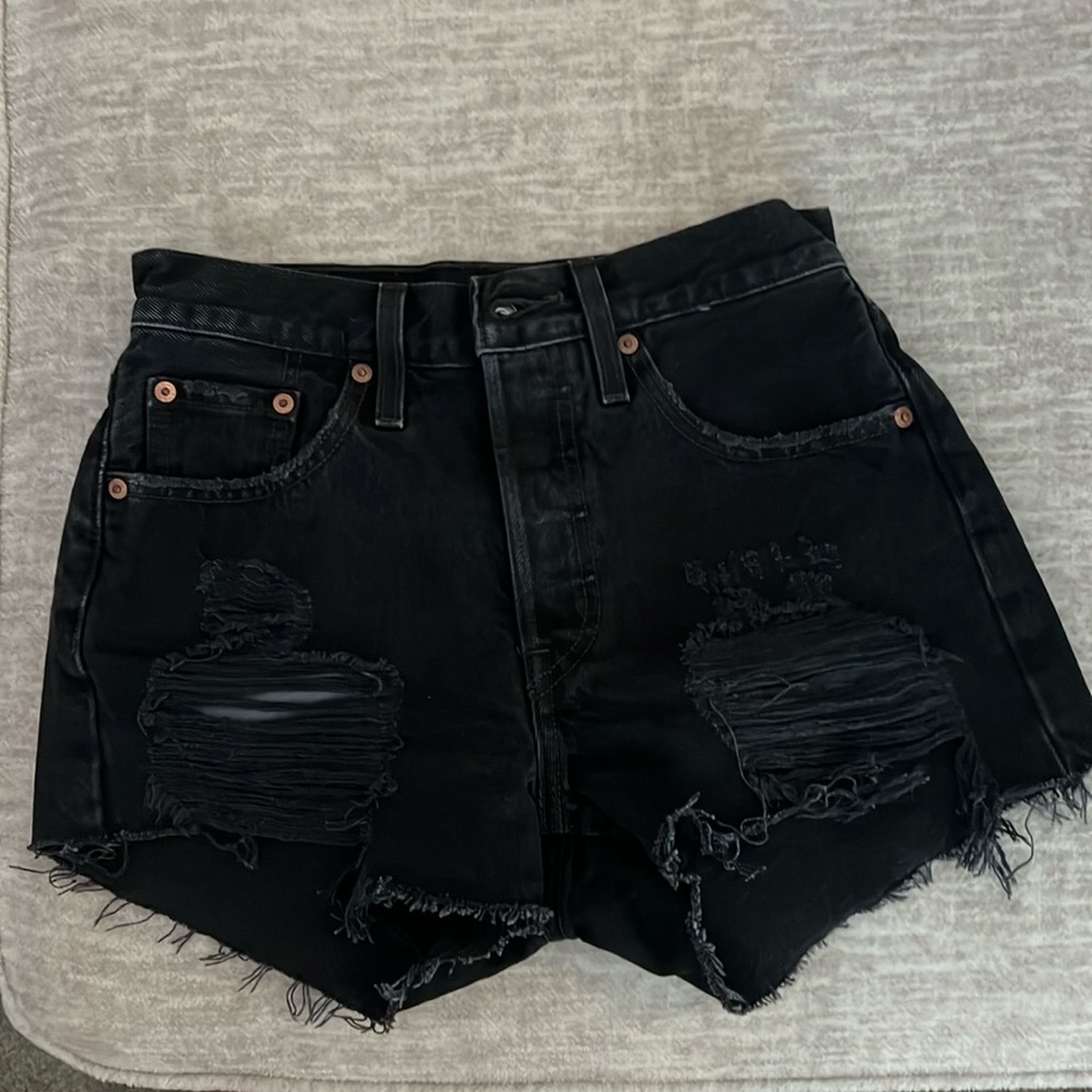 Levi 501 Black Short